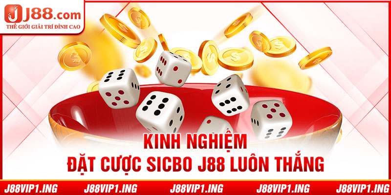 Kinh nghiệm đặt cược Sicbo J88 luôn thắng